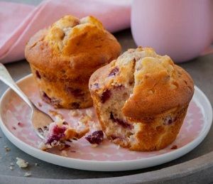 GFREE RASPBERRY WHITE CHOC MUFFINS RIVIERA x 10