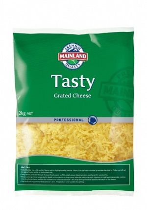 SHREDDED TASTY CHEESE MAINLAND x 2kg (6)