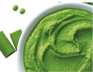 PURE GARDEN PEA PUREE PORTION ARDO (GF) x 1kg (10)