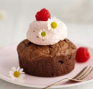 IND CHOC BROWNIE RASP FROST SBAKER 150g x 12 (8)