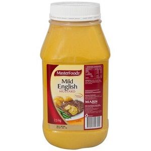 MILD ENGLISH MUSTARD MFOODS x 2.5kg (6)