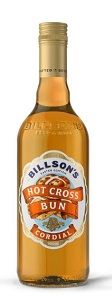 CORDIAL BILLSONS HOT CROSS BUN x 700ml (6)