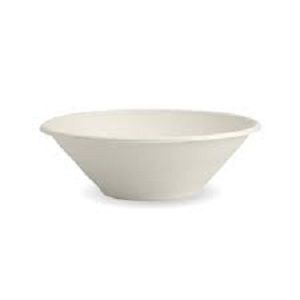 940ml WHITE PLANT FIBRE BOWL 32oz BIOPAK x 50 (8)