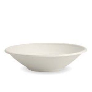 800ml WHITE PLANT FIBRE BOWL 24oz BIOPAK x 50 (8)