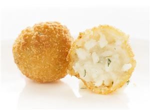 FOUR CHEESE ARANCINI BALLS HERMANS x 1kg