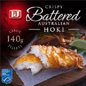 140g CRISPY BATTERED AUSTRALIAN HOKI FILLETS x 22