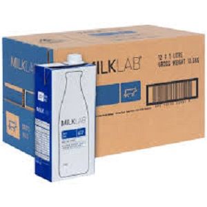 MILK LAB DAIRY PLAIN MILK 12 x 1lt