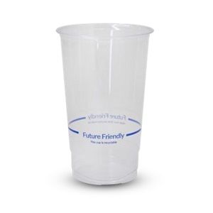 20oz CLEAR CUP COLD 600ml PLA HONOR x 50 (20)