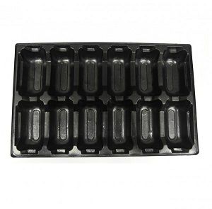 OYSTER TRAY 12 CAVITY BLACK x 225