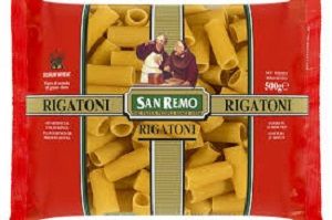 RIGATONI PASTA #22 SAN REMO 500g x 12