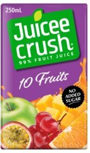 JUICEE CRUSH 10 FRUITS JUICE 250ml x 24