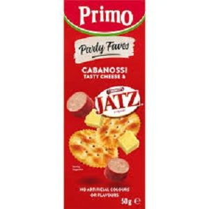 PRIMO TRIO CABANOSI TASTY CHEESE JATZ  50g x 7