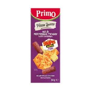 PRIMO TRIO PEPPERONI TWIGGY CHEESE PIZZA SHAPES 50g x 7