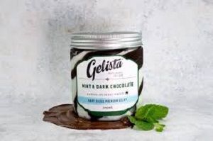 GELATI MINT DARK CHOCOLATE GELISTA 570ml x 8