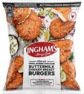 BUTTERMILK BREAST BURGER INGHAM x 1kg (5)