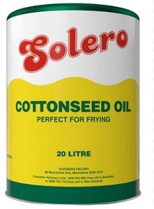 SOLERO COTTONSEED OIL x 20lt