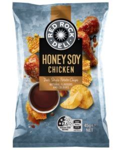 HONEY SOY RED ROCK DELI CHIPS SMITHS 45g x 18