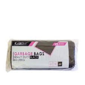 GARBAGE BAGS HEAVY DUTY 80lt CAPRI x 25 (10)