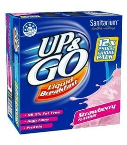 STRAWBERRY UP GO SANITARIUM 250ml x 12