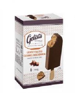GELISTA SALTED CARAMEL MACADAMIA IMPULSE STICKS 90g x 24