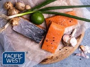 PAC WEST ATLANTIC SALMON STEAK SKIN ON 200g x 5kg