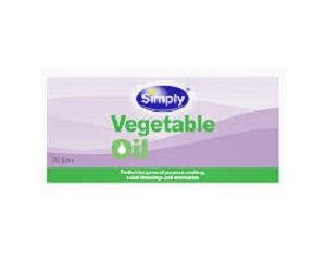 SIMPLY VEGETABLE OIL BIB (VG)(GF)(H) x 20lt