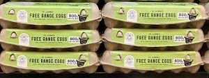 JUMBO FREE RANGE EGGS 800g HIGHFIELDS x DOZEN