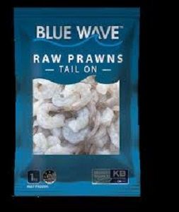 BLUE WAVE TAIL ON 16/20 PRAWN MEAT x 1kg (10)