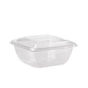 250ml SQUARE PP CLEAR CONTAINER x 50 (20)