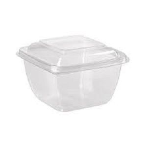 450ml SQUARE PP CLEAR CONTAINER x 50 (10)
