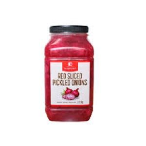 RED SLICED PICKLED ONIONS SHURST x 2.1kg (6)