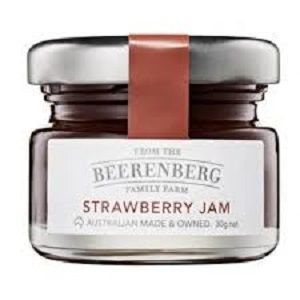 BEERENBERG STRAWBERRY JAM PORTION GLASS JAR 30g (60)