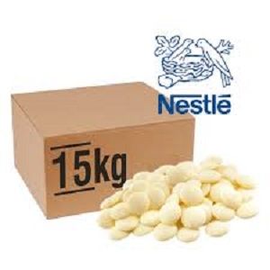 15kg WHITE CHOC SNOWCAP BUTTONS NESTLE
