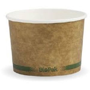 8oz PAPER KRAFT BIOBOWL x 50 (20)