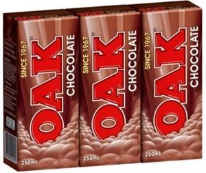 CHOCOLATE MILK LONG LIFE OAK 250ml x 24