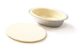 SAVOURY PIE SHELL TOP/BOTTOM READY BAKE 125mm x 60