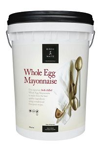 15kg BIRCH WAITE WHOLE EGG MAYO GFREE x PAIL