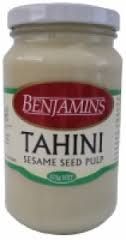 TAHINI PASTE SESAME SEED PULP TANIA 375g