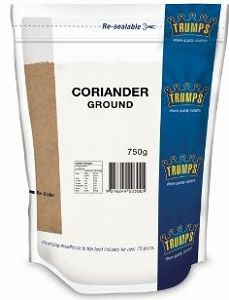 CORIANDER GROUND TRUMPS x 750g (6)