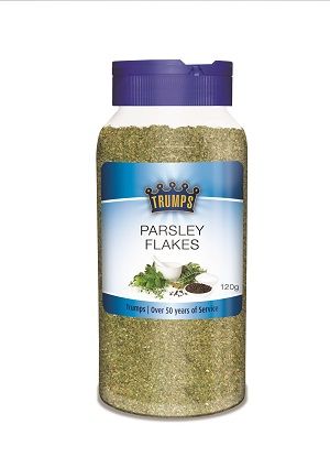 PARSLEY FLAKES TRUMPS CANISTER x 120g (6)
