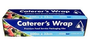 33cm CLINGWRAP CATERES FOOD SERVICE x 600m (6)