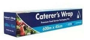 45cm CLINGWRAP CATERERS  FOOD SERVICE WRAP x 600m (6)