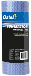 ROLL WIPES BLUE HEAVY DUTY OATES x 90 WIPES (4)