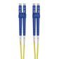 LC-LC OS2 (G657A1) Duplex Fibre Lead, Yellow LSZH Jacket - 3m