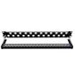 CERTECH 1RU 19" 24 Port Unloaded Staggered Patch Panel, with Rear Support Bar
