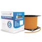 CERTECH 305M Cat6 U/UTP Solid Cable, Orange LSZH Jacket