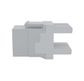 Cat6 RJ-45 UTP Keystone Jack. White, 180 degrees, 24pc Pack