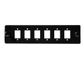 LC Duplex 6 Port Plate for FIBSTRAY, FEWDIN24C, FEW24C, FEW48C