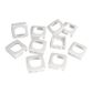 Workstation Bezel 1.5mm Thick to suit Australian Style Jacks, 10pc Pack, White