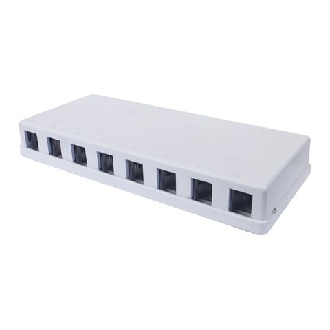 Eight Port Unequipped Surface Mount Box